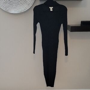 Max Studio Black Long Sleeve Dress